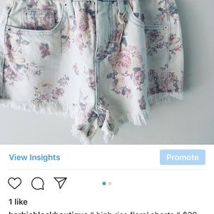 Floral shorts